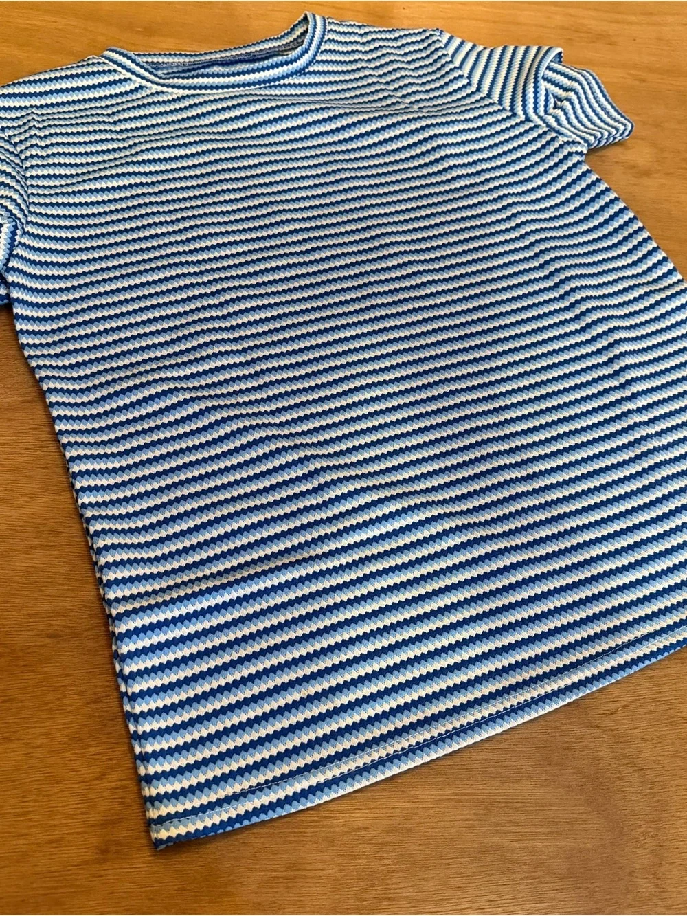 NWT Striped 2-Piece Set Top Shorts with Pockets Amazon Lounge Size Medium M